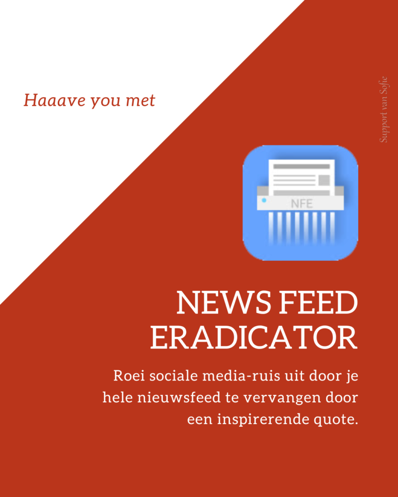 News feed eradicator